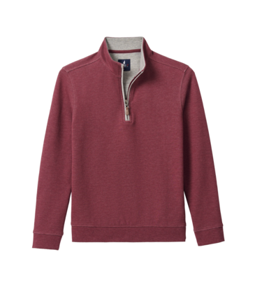 Johnnie-O Sully 1/4 Zip Pullover - Port