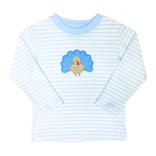 Zuccini Zuccini Harry's Play Tee - Lt. Blue Knit Turkey