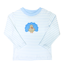 Zuccini Zuccini Harry's Play Tee - Lt. Blue Knit Turkey