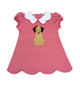Zuccini Zuccini Bryar Dress - Red Bitty Labrador