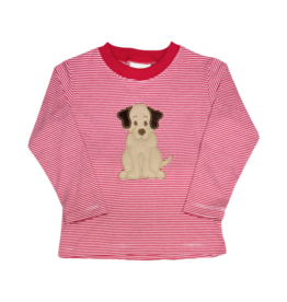 Zuccini Zuccini Harry's Play Tee - Red Bitty Labrador