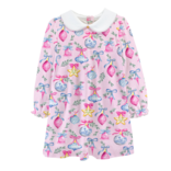Baby Club Chic Baby Club Chic Bright Holiday Collared Dress