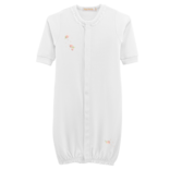 Baby Club Chic Baby Club Chic Spring Flowers Lace Trim Converter Gown