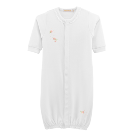 Baby Club Chic Baby Club Chic Spring Flowers Lace Trim Converter Gown