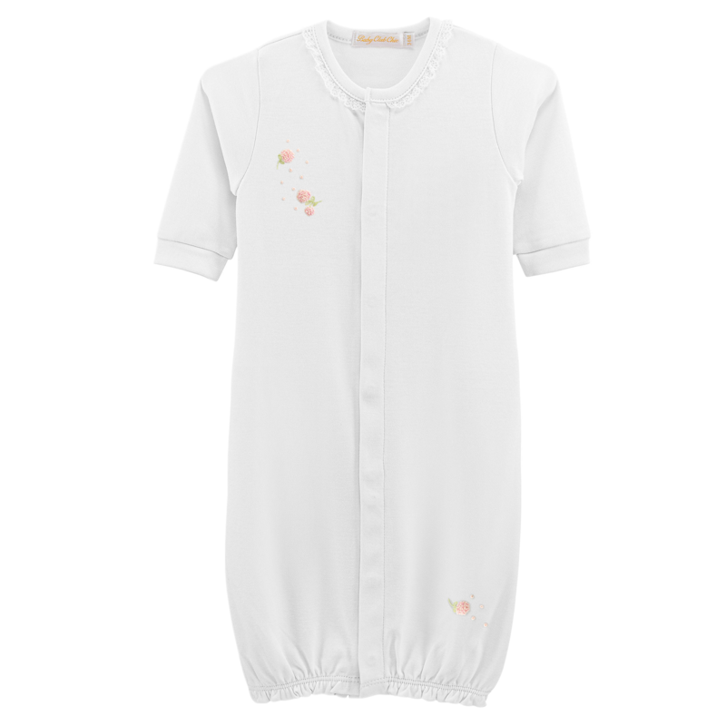Baby Club Chic Baby Club Chic Spring Flowers Lace Trim Converter Gown
