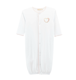 Baby Club Chic Baby Club Chic Sweet Hearts Crochet Trim Converter Gown