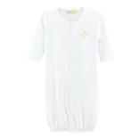 Baby Club Chic Baby Club Chic Three Little Ducks Crochet Trim Converter Gown