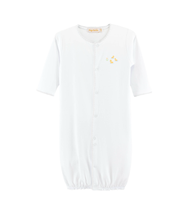 Baby Club Chic Baby Club Chic Three Little Ducks Crochet Trim Converter Gown