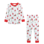 Baby Club Chic Baby Club Chic Santa's Golf Pajama Set