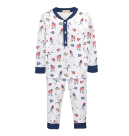 Baby Club Chic Baby Club Chic Football Champs Pajama Set