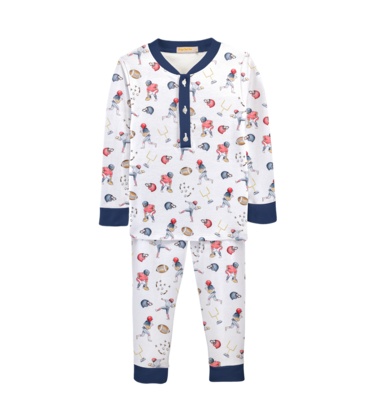 Baby Club Chic Baby Club Chic Football Champs Pajama Set