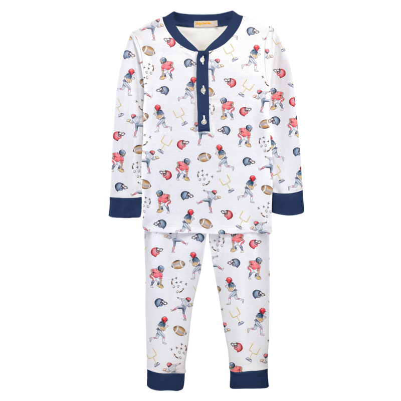 Baby Club Chic Baby Club Chic Football Champs Pajama Set
