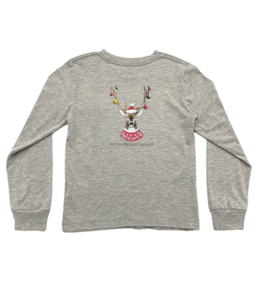 Saltwater Boys Co. Saltwater Boys Co. LS Christmas Ornament Deer Graphic Tee