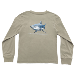 Saltwater Boys Co. Saltwater Boys Co. LS Great White Shark Graphic Tee