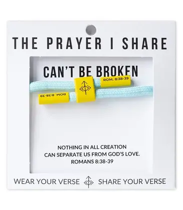 The Prayer I Share The Prayer I Share Can't Be Broken Cord Bracelet
