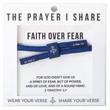 The Prayer I Share The Prayer I Share Faith Over Fear Cord Bracelet