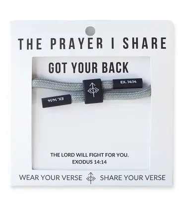 The Prayer I Share The Prayer I Share Got Your Back Cord Bracelet