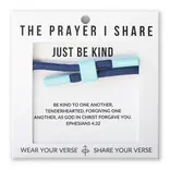 The Prayer I Share The Prayer I Share Just Be Kind Cord Bracelet