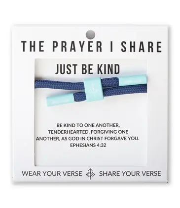 The Prayer I Share The Prayer I Share Just Be Kind Cord Bracelet