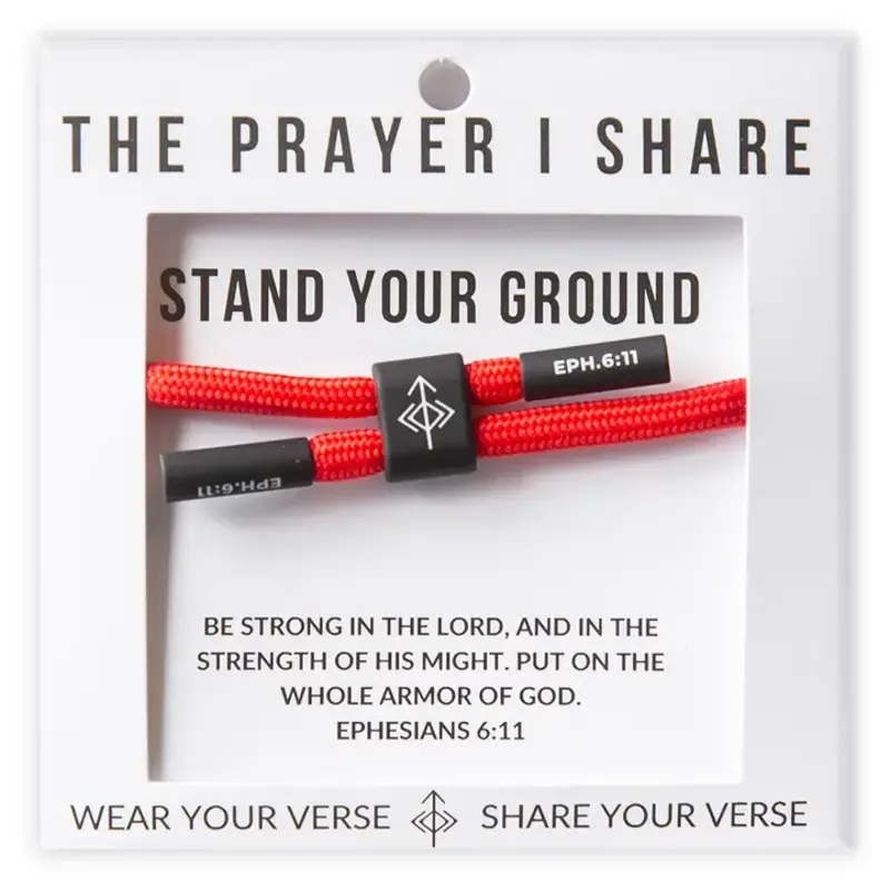 The Prayer I Share The Prayer I Share Stand Your Ground Cord Bracelet