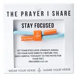 The Prayer I Share The Prayer I Share Stay Focused Cord Bracelet