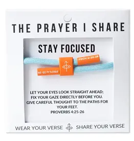 The Prayer I Share The Prayer I Share Stay Focused Cord Bracelet