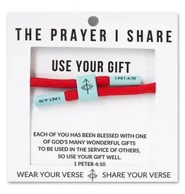 The Prayer I Share The Prayer I Share Use Your Gift Cord Bracelet