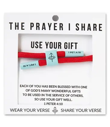 The Prayer I Share The Prayer I Share Use Your Gift Cord Bracelet