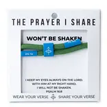 The Prayer I Share The Prayer I Share Won't Be Shaken Cord Bracelet