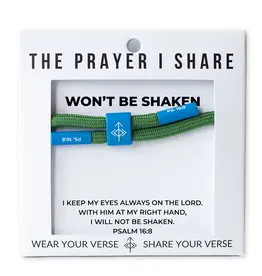The Prayer I Share The Prayer I Share Won't Be Shaken Cord Bracelet