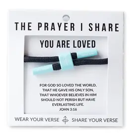 The Prayer I Share The Prayer I Share You Are Loved Cord Bracelet