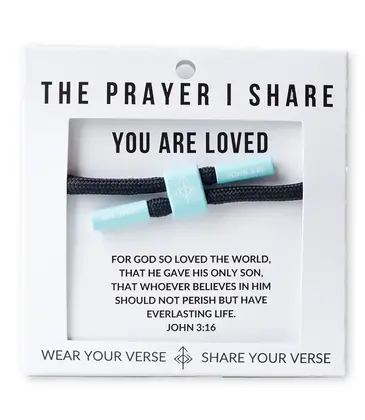 The Prayer I Share The Prayer I Share You Are Loved Cord Bracelet