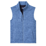Johnnie-O Denalis Double-Zip Fleece Vest - Mid Blue