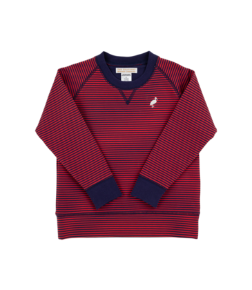 The Beaufort Bonnet Company TBBC Cassidy Comfy Crewneck - RR/NN Stripe