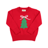 The Beaufort Bonnet Company TBBC Isabelle's Intarsia Sweater - Richmond Red/Christmas Tree