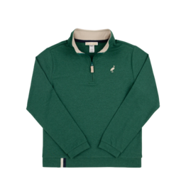 The Beaufort Bonnet Company TBBC Prepletic Hayword Half Zip - Grier Green/Keeneland Khaki