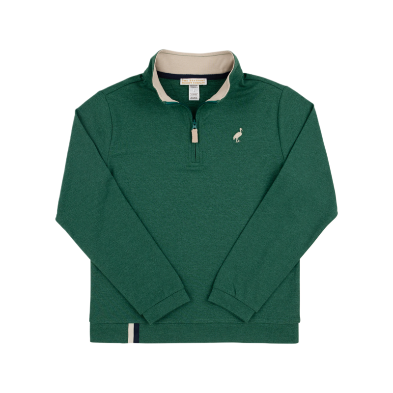 The Beaufort Bonnet Company TBBC Prepletic Hayword Half Zip - Grier Green/Keeneland Khaki