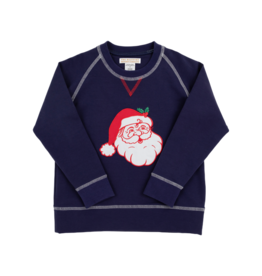 The Beaufort Bonnet Company TBBC Cassidy Comfy Crewneck - Nantucket Navy/Santa