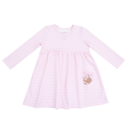 Angel Dear Angel Dear Jersey Play Dress - Stripes w/ Football