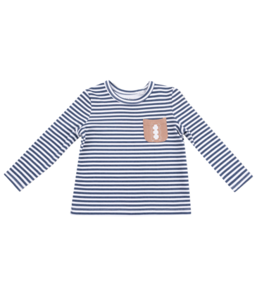 Angel Dear Angel Dear Jersey Uni Shirt - Stripes w/ Football