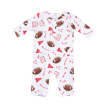 Angel Dear Angel Dear Uni Romper - Touchdown Time Red