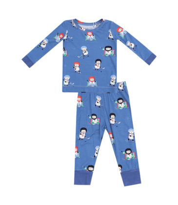 Angel Dear Angel Dear Loungewear Set - Snow Folks Ice Hockey