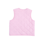 Angel Dear Angel Dear Quilted Vest w/ Heart Pocket - Romance Rose