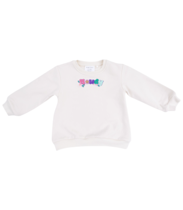 Angel Dear Angel Dear Oversize French Terry Sweatshirt - Disco Cowgirl