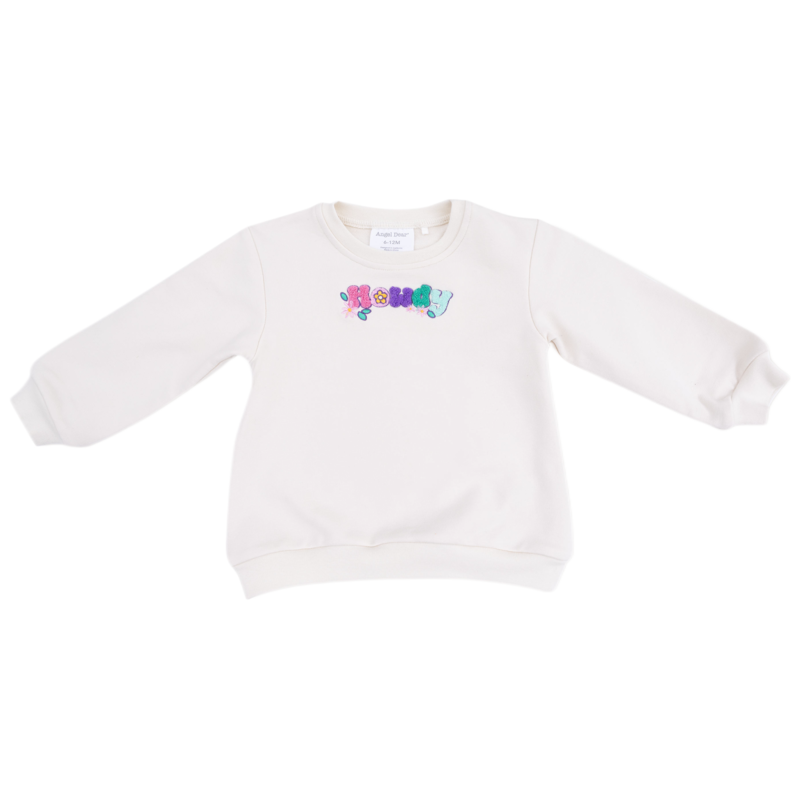 Angel Dear Angel Dear Oversize French Terry Sweatshirt - Disco Cowgirl