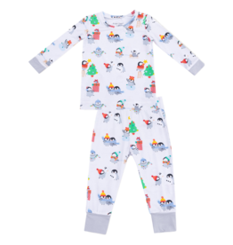 Angel Dear Angel Dear Loungewear Set - Holiday Penguins
