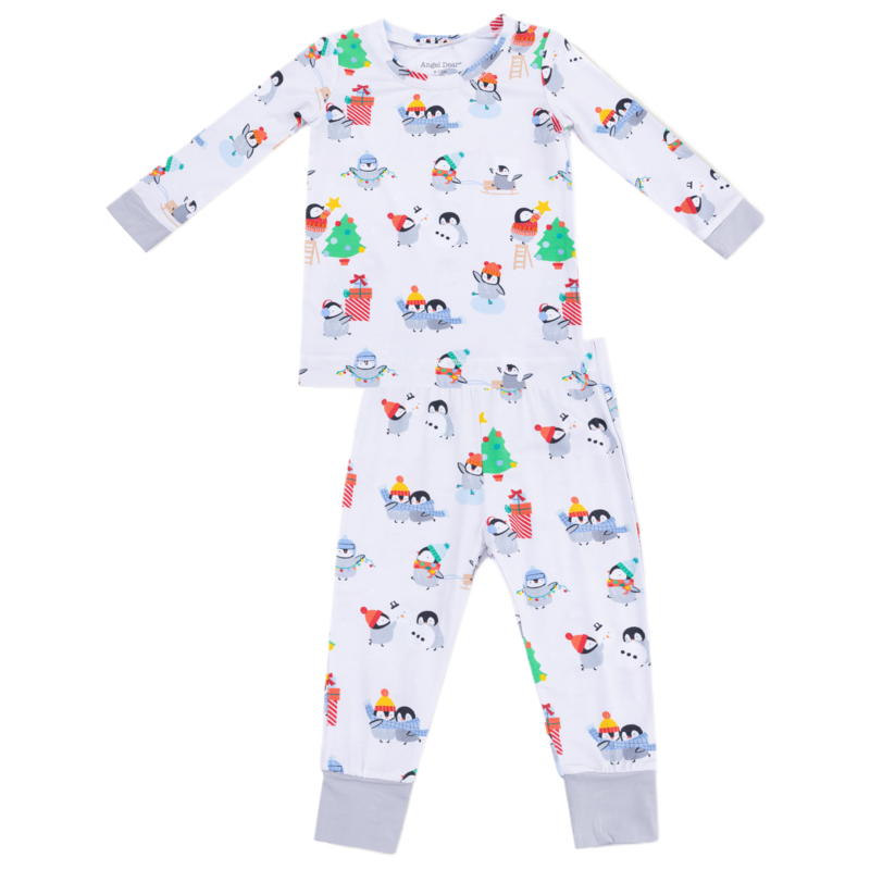 Angel Dear Angel Dear Loungewear Set - Holiday Penguins