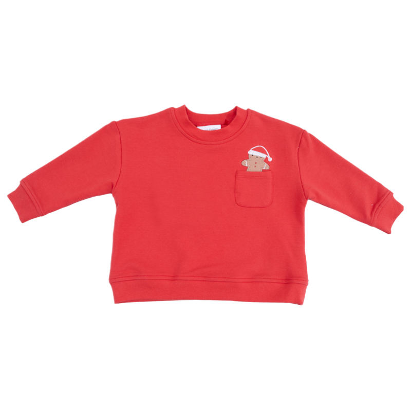 Angel Dear Angel Dear Drop Sleeve Sweatshirt - Gingerbread