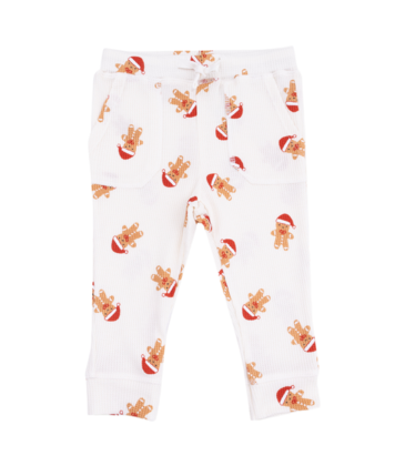 Angel Dear Angel Dear Waffle Jogger Pant - Gingerbread