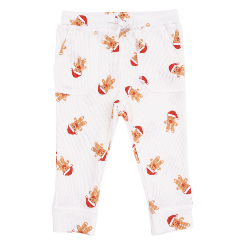 Angel Dear Angel Dear Waffle Jogger Pant - Gingerbread